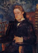 Portrait of a seated man 1884